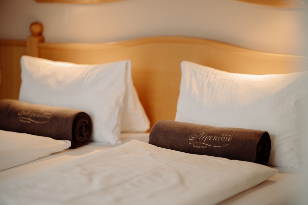 Detailansicht gemütliches Doppelbett