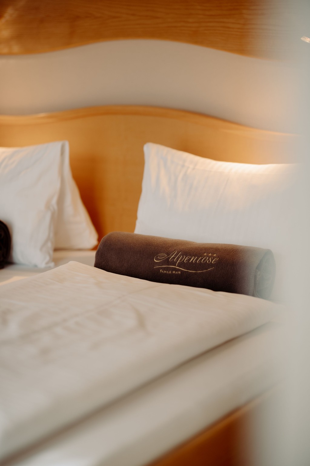 Detailansicht gemütliches Doppelbett