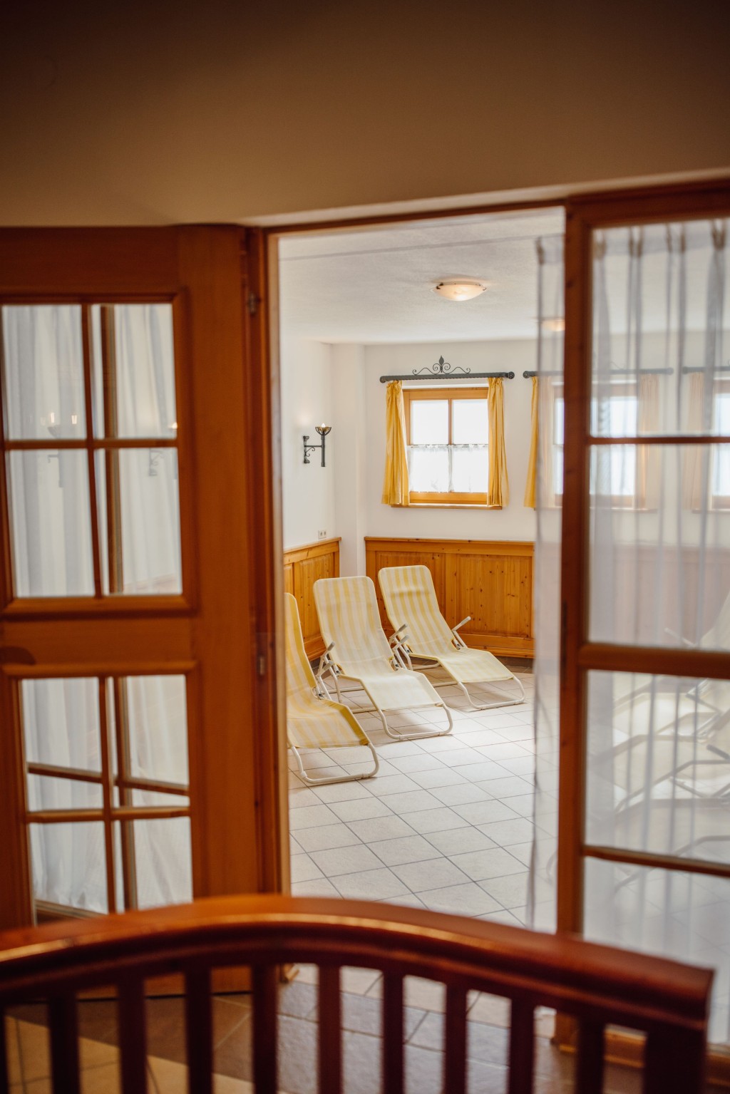 Blick in den Ruheraum