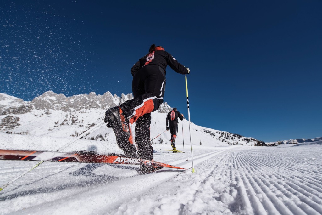 Langlaufen im Winterurlaub in Mühlbach ©  Hochkönig Tourismus GmbH